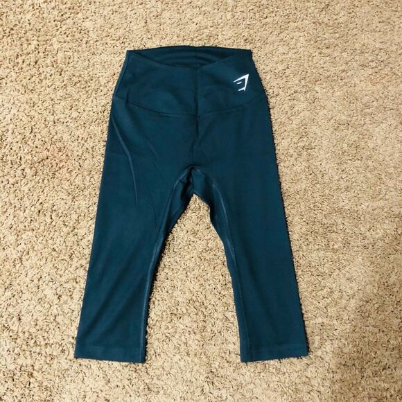 Brand New Gymshark Training Cropped Legging Black‎ For Women Size Small - Picture 2 of 5